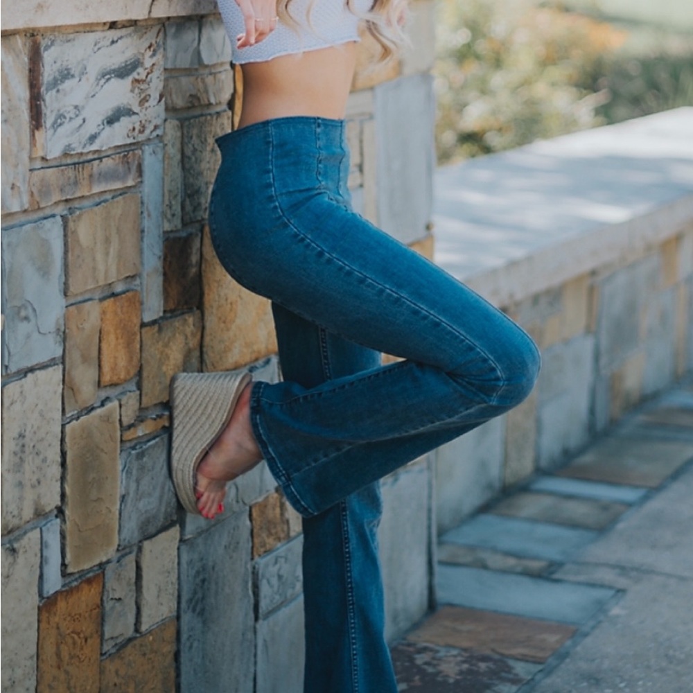 Free People Denim Flare Jeans